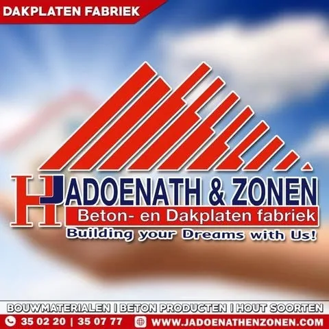 Dak Platen Fabriek H. Jadoenath & Zonen in Wanica