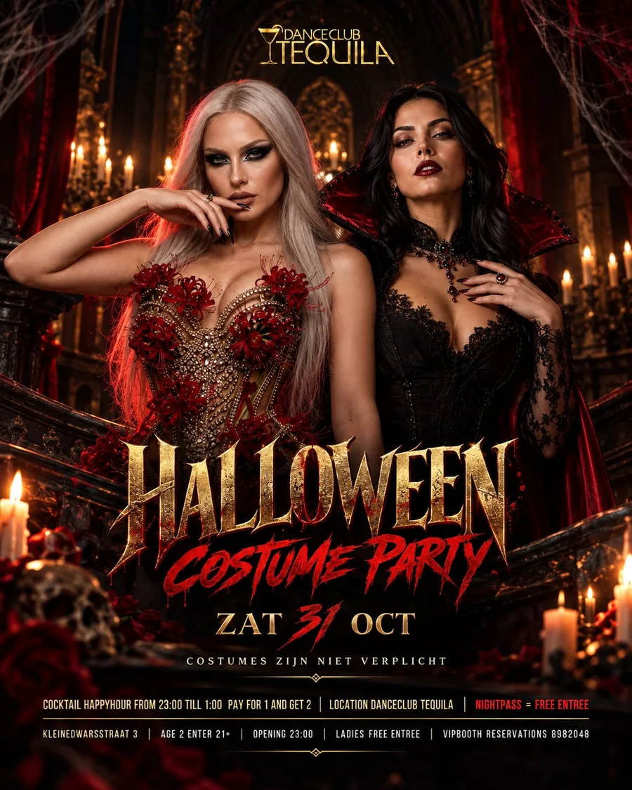 Flyer for Halloween Costume Party