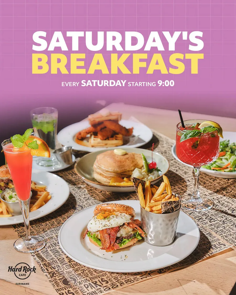 Flyer for Saturday's Breakfast