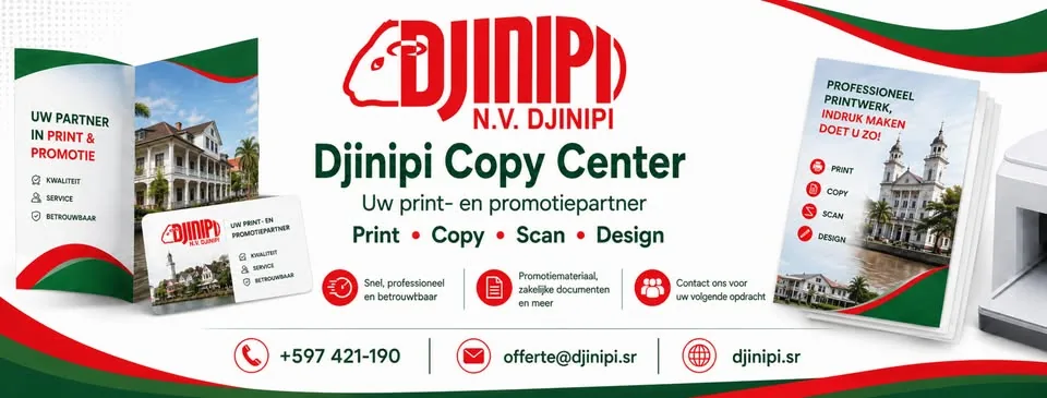 Djinipi Copy Center in Paramaribo
