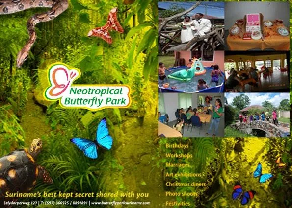 Neotropical Butterfly Park in Wanica