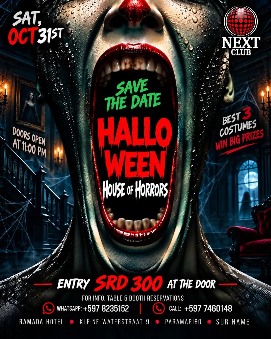 Flyer for House of Horros
