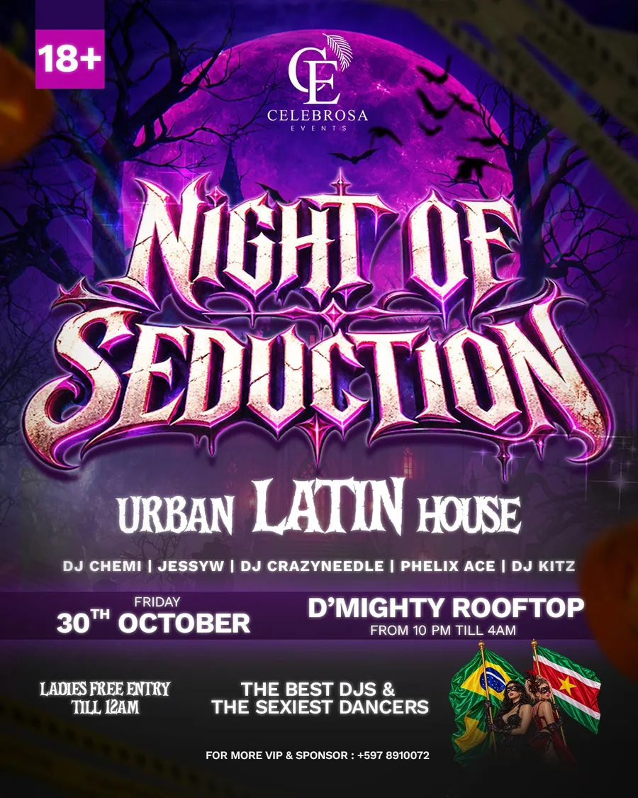 Flyer for Night Of Seduction