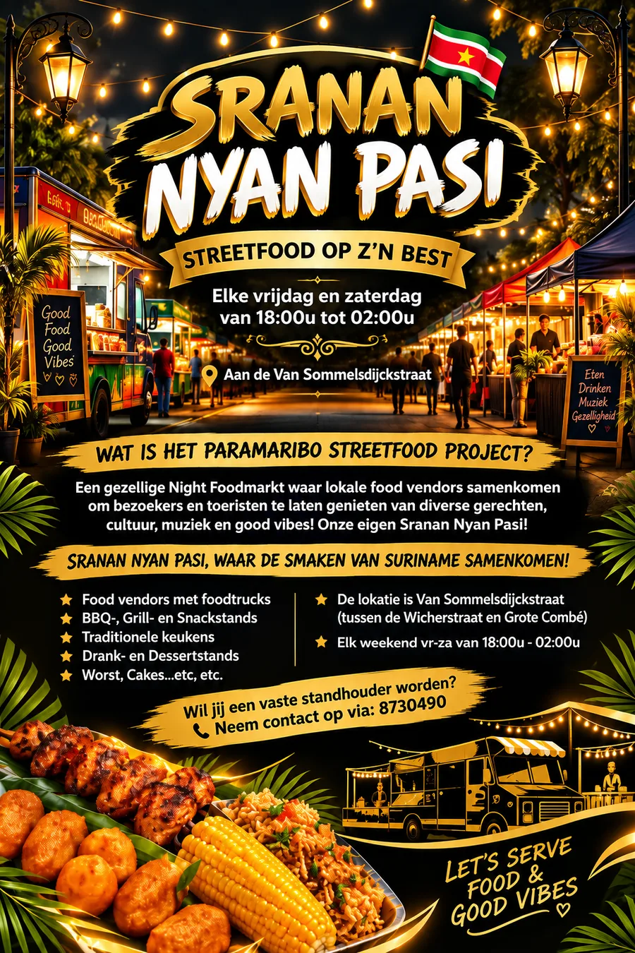 Flyer for Sranan Nyan Pasi