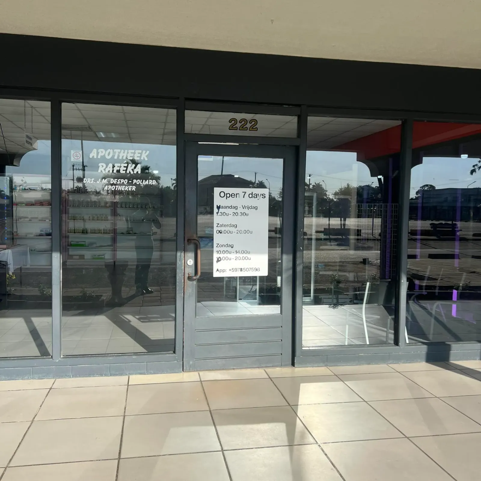 Apotheek Rafeka in Paramaribo