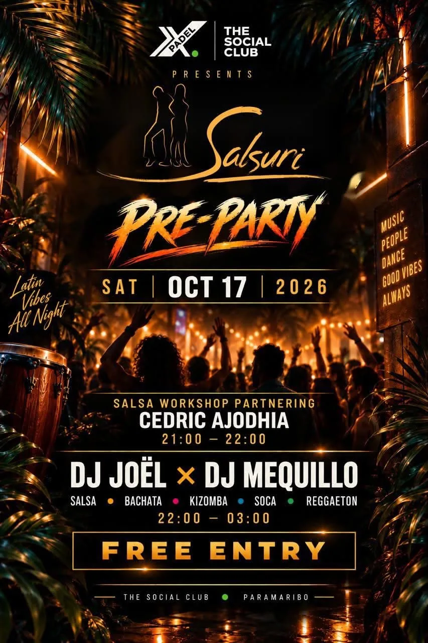 Salsuri Pre-Party 宣传海报