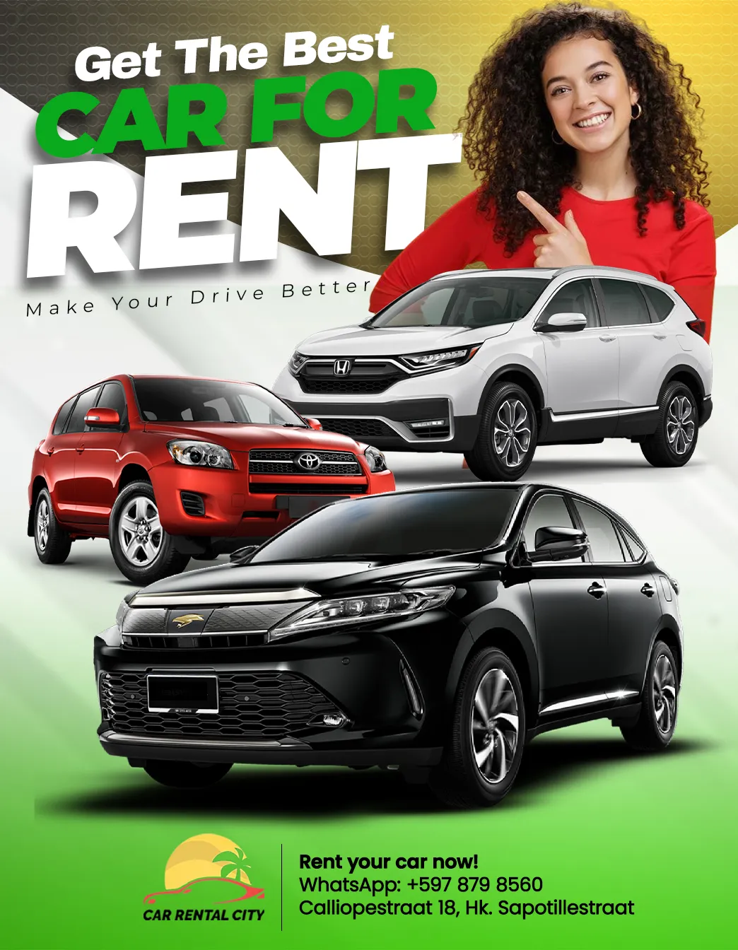 Car Rental City in Paramaribo